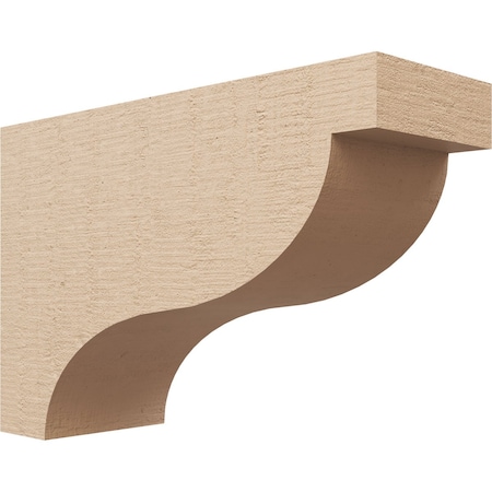 Ekena Millwork 5"W x 15"D x 10"H Classic Garner Rough Cedar Woodgrain TimberThane Corbel, Primed Tan CORUR05X15X10GARRCPR